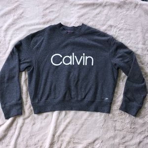 Calvin Klein Performance Gray Crop Top